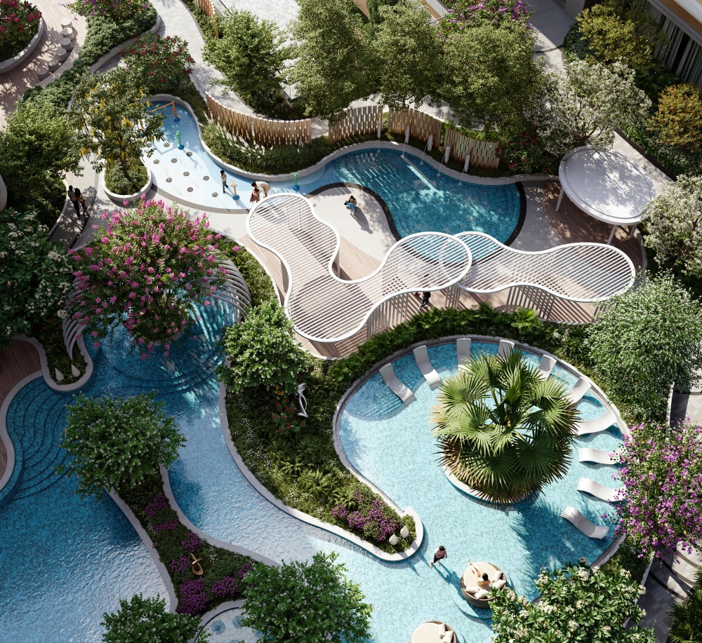 The Cascades Neopolis - Luxury Lifestyle Amenities on Podium Level